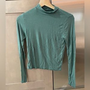 Long sleeve green shirt